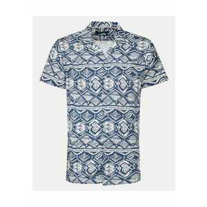 Camasa barbati - 303782870 - Bumbac/Viscoza - Albastru imagine