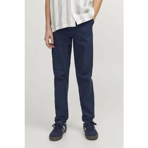 Pantaloni drepti din amestec de in imagine