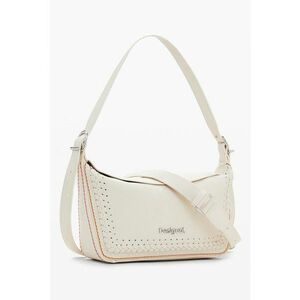 Geanta din piele ecologica cu bareta de umar si logo imagine