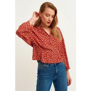 Camasa crop cu maneci lungi imagine