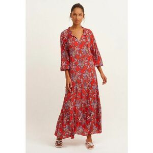 Rochie maxi cu imprimeu floral imagine