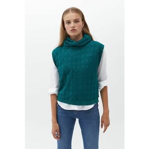 Vesta din tricot cu model uni imagine