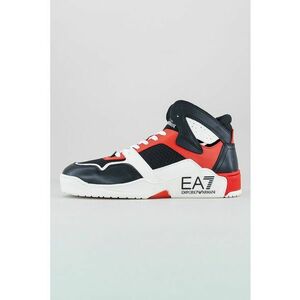 Pantofi sport mid-high de piele cu insertii de material textil imagine