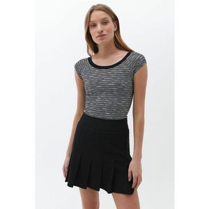 Tricou slim-fit cu model in dungi imagine