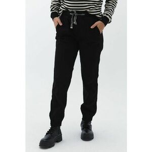 Pantaloni din amestec de lyocell cu snur imagine