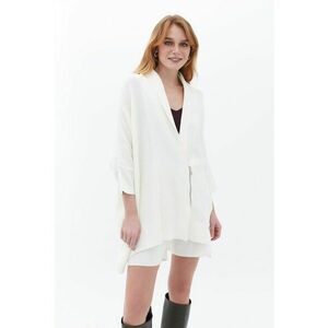 Cardigan cu maneci trei sferutri si fermoar imagine