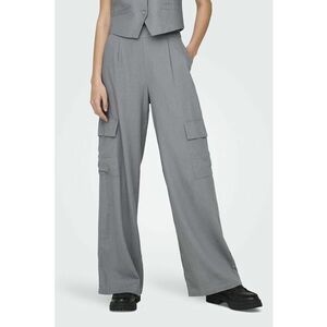 Pantaloni din amestec de in cu buzunare cu clapa imagine
