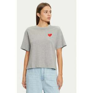 Tricou dama - 304869105 - Bumbac/Poliester - Gri imagine