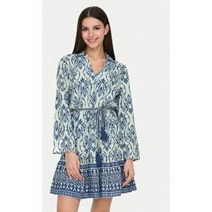 Rochie dama albastru bumbac imagine