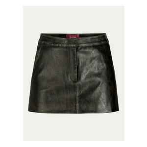 Fusta dama - 305291769 - Piele ecologica - Negru imagine