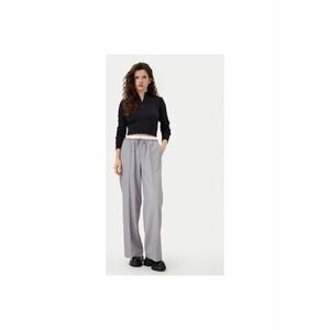 Pantaloni dama - 304907319 - Poliester reciclat/Poliester - Gri imagine