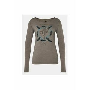 Tricouri sport Dama - 304136078 - Poliamida - Lana - Gri imagine