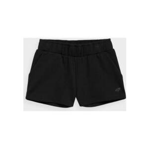 Pantaloni scurti copii - Bumbac/Poliester - Negru - 158-154 cm imagine