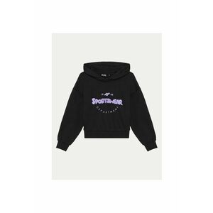 Bluza fete - 303943028 - Bumbac/Poliester - Negru imagine