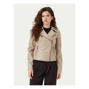 Geaca dama - 304807756 - Piele ecologica - Bej imagine