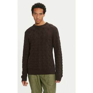 Pulover barbati - 304520440 - Bumbac organic/Bumbac - Maro imagine