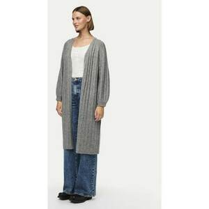 Cardigan dama - 304518072 - Poliester reciclat/Acril - Gri imagine