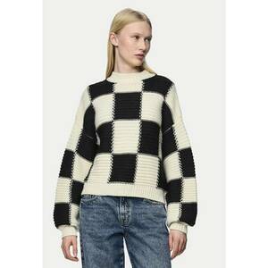 Pulover dama - 304961205 - Poliester reciclat/Acril - Bej imagine