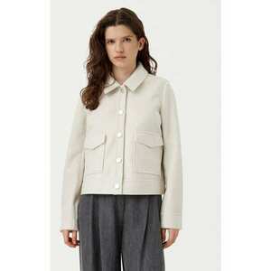 Geaca dama - 304903052 - Poliester reciclat/Poliester - Bej imagine