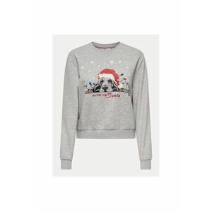 Bluza dama - 304493744 - Bumbac/Poliester reciclat - Gri imagine