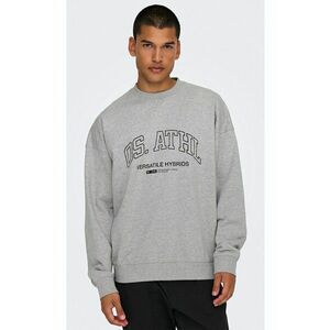 barbati maneci lungi - gri - bumbac imagine