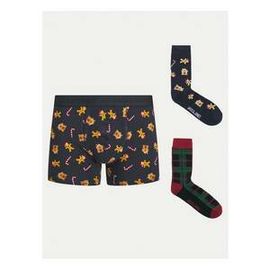 Lenjerie intima barbati - 304368455 - Bumbac - Albastru imagine