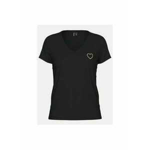 Tricou dama - 304915185 - Bumbac organic - Negru imagine