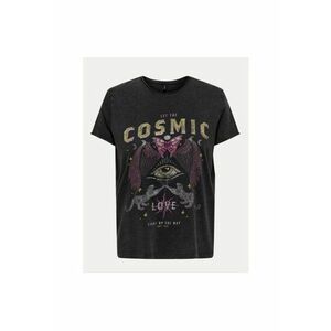 Tricou dama - 304768002 - Bumbac organic - Negru imagine