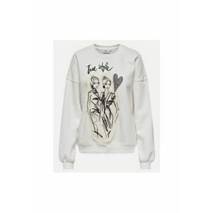 Bluza dama - 304768040 - Bumbac/Poliester reciclat - Alb imagine