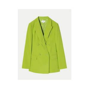 Sacou cu doua randuri de nasturi si revere decupate Ada imagine