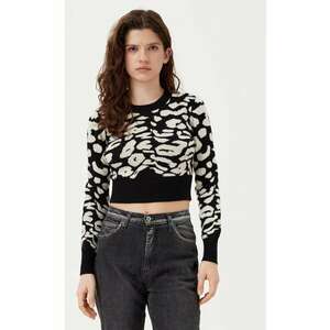 Pulover dama - 304768330 - Viscoza/Poliester - Negru imagine