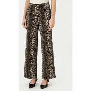 Pantaloni dama - 304785047 - Bumbac - Maro imagine