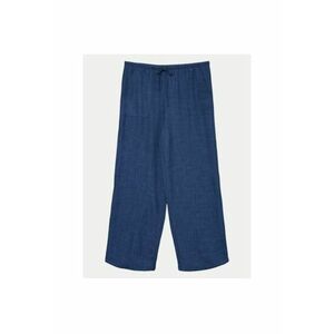 Pantaloni dama - 304786594 - Poliester - Albastru imagine