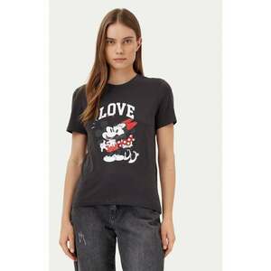 Tricou dama - 304927102 - Bumbac organic - Negru imagine