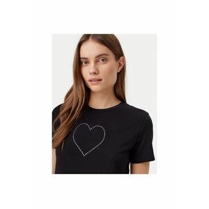 Tricou dama - 304928871 - Bumbac organic - Negru imagine