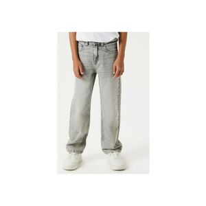 Pantaloni baieti - 304718274 - Bumbac organic/Bumbac - Gri imagine