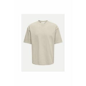 Tricou barbati - 304805547 - Bumbac/Poliester - Bej imagine