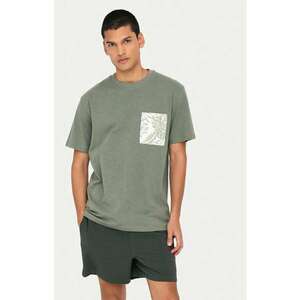 Tricou barbati - 304953149 - Bumbac - Verde imagine