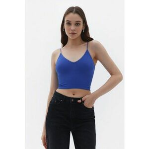 Top crop cu bretele inguste imagine