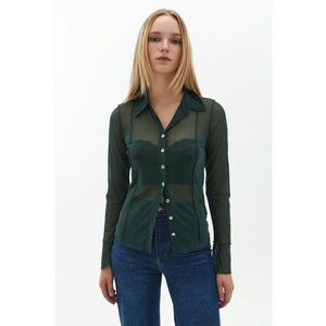 Camasa slim fit transparenta imagine