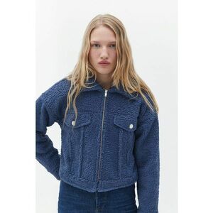 Jacheta cu fermoar si guler clasic imagine