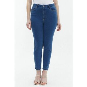 Blugi slim fit cu talie inalta imagine