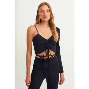 Bluza uni cu decolteu in V imagine