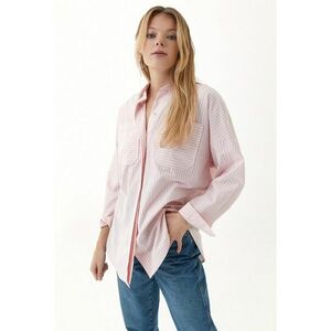 Camasa cu maneci cazute si dungi imagine