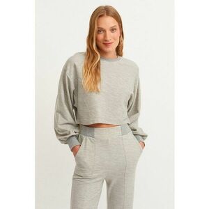 Bluza crop de trening cu maneci bufante Boskesnew imagine