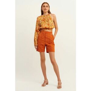 Pantaloni scurti din amestec de bumbac imagine