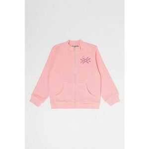 Bluza de trening cu fermoar si buzunare oblice imagine