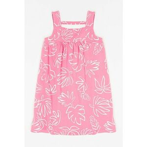 Rochie de bumbac cu imprimeu imagine