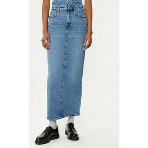 Fusta dama - 304617140 - Bumbac - Albastru imagine