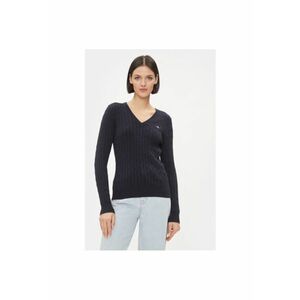 Pulover dama - 303284558 - Bumbac - Albastru imagine